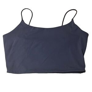 Garage blue cami spaghetti strap crop top size medium